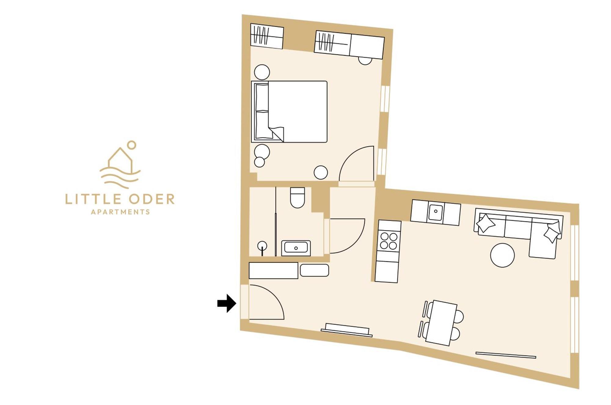 Little Oder Apartments Szczecin Exterior photo